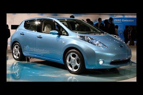 Nissan's Leaf is the first large-scale volume production electric car 